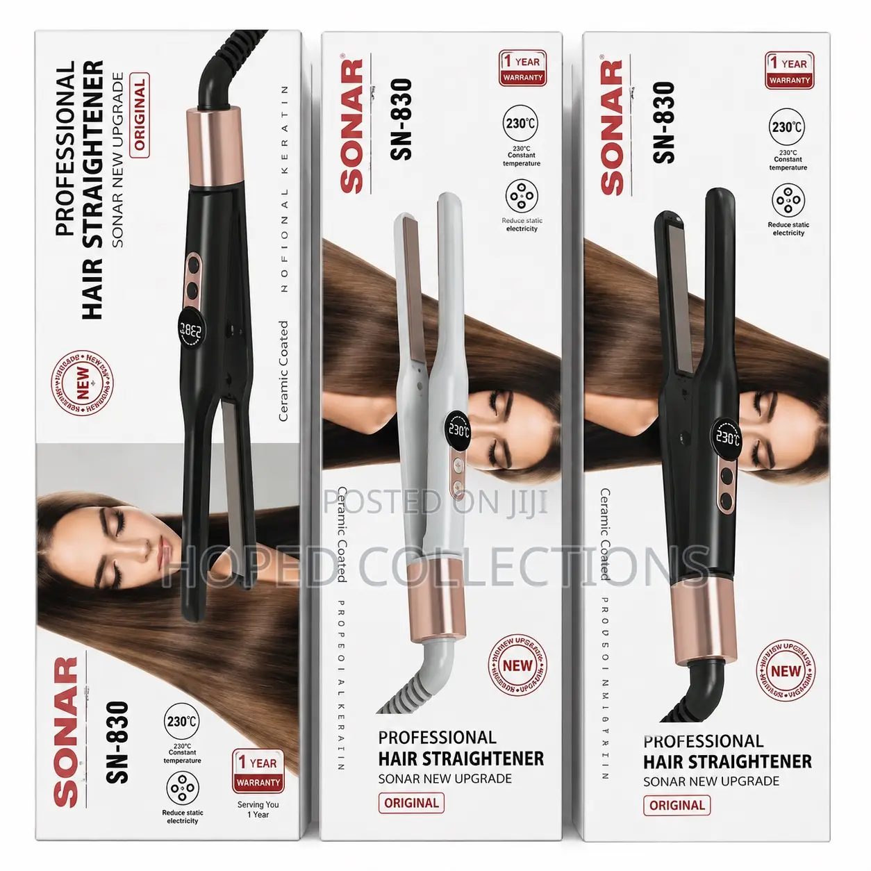 Sonar Professional Hair Straightener (830)