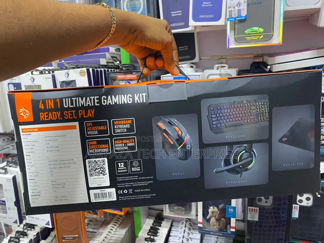 Porodo Ultimate Gaming Kit 4in1 Pdx221