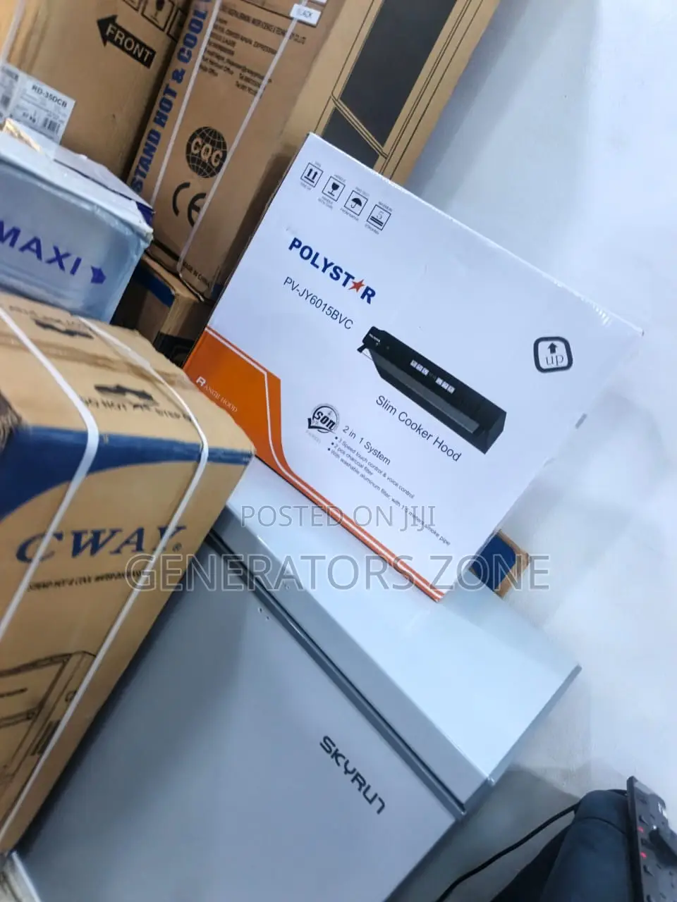 Polystar 60cm Stainless Steel Hood