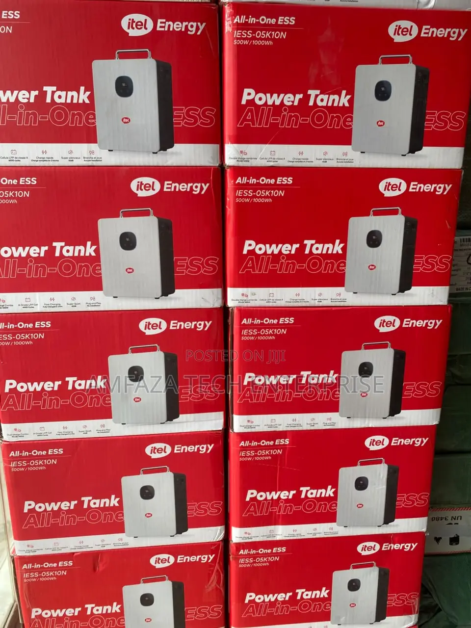 Itel Power Tank 500w 1kwh Battery All-in-One Solar Power Station