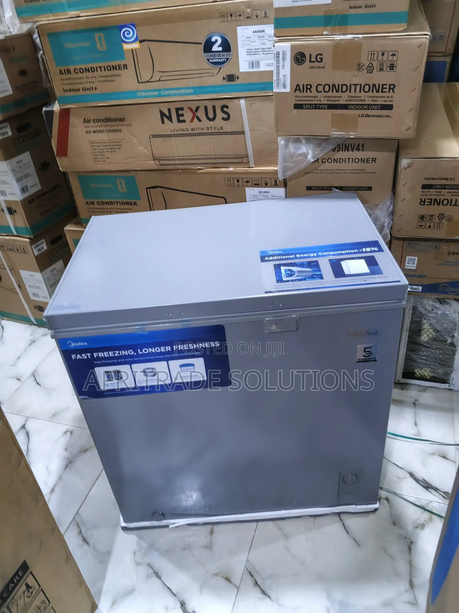 Midea 198l Chest Freezer – Built to Keep Food Fresh