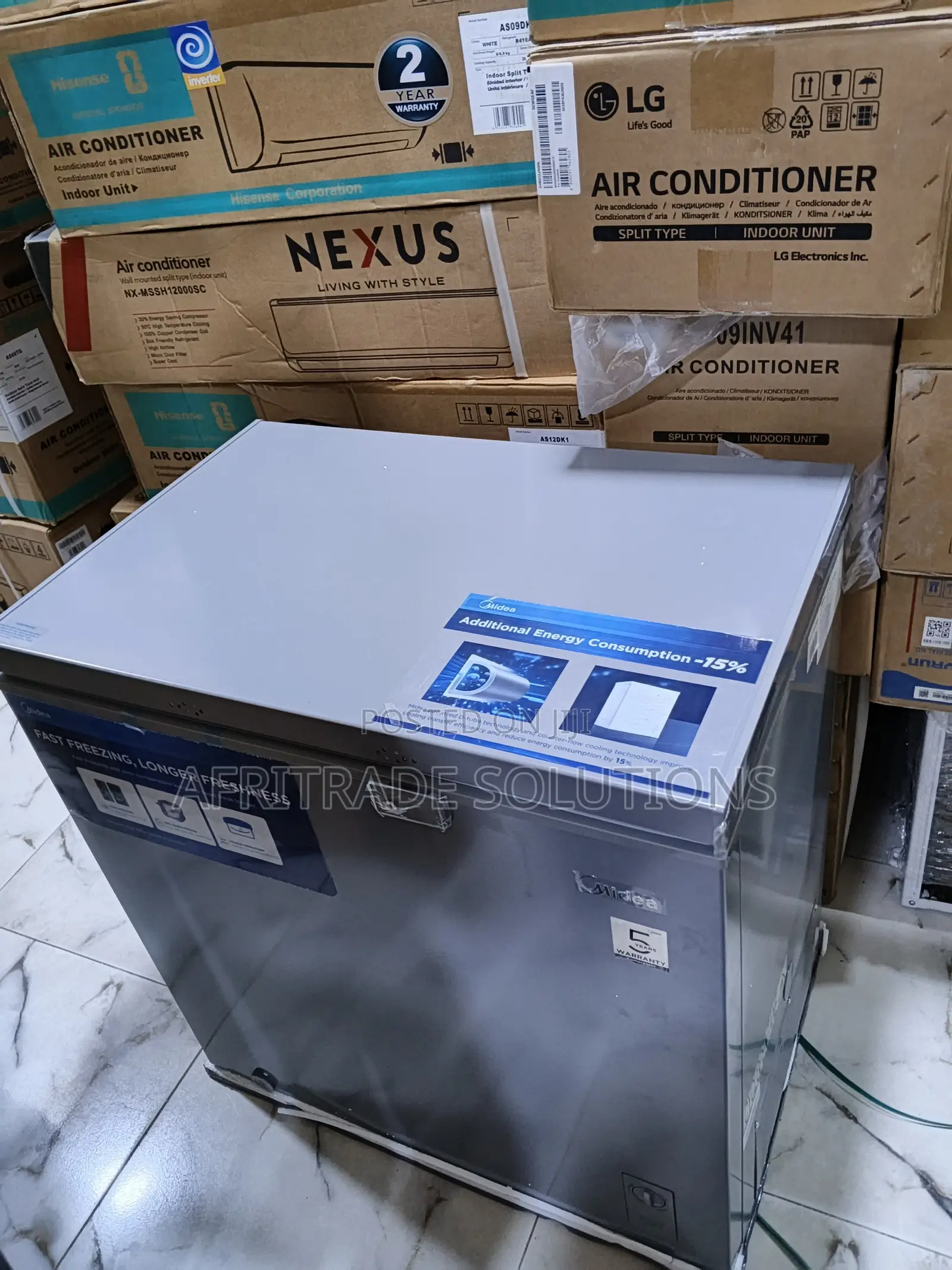 Midea 198l Freezer – Ideal for Homes Mini Marts