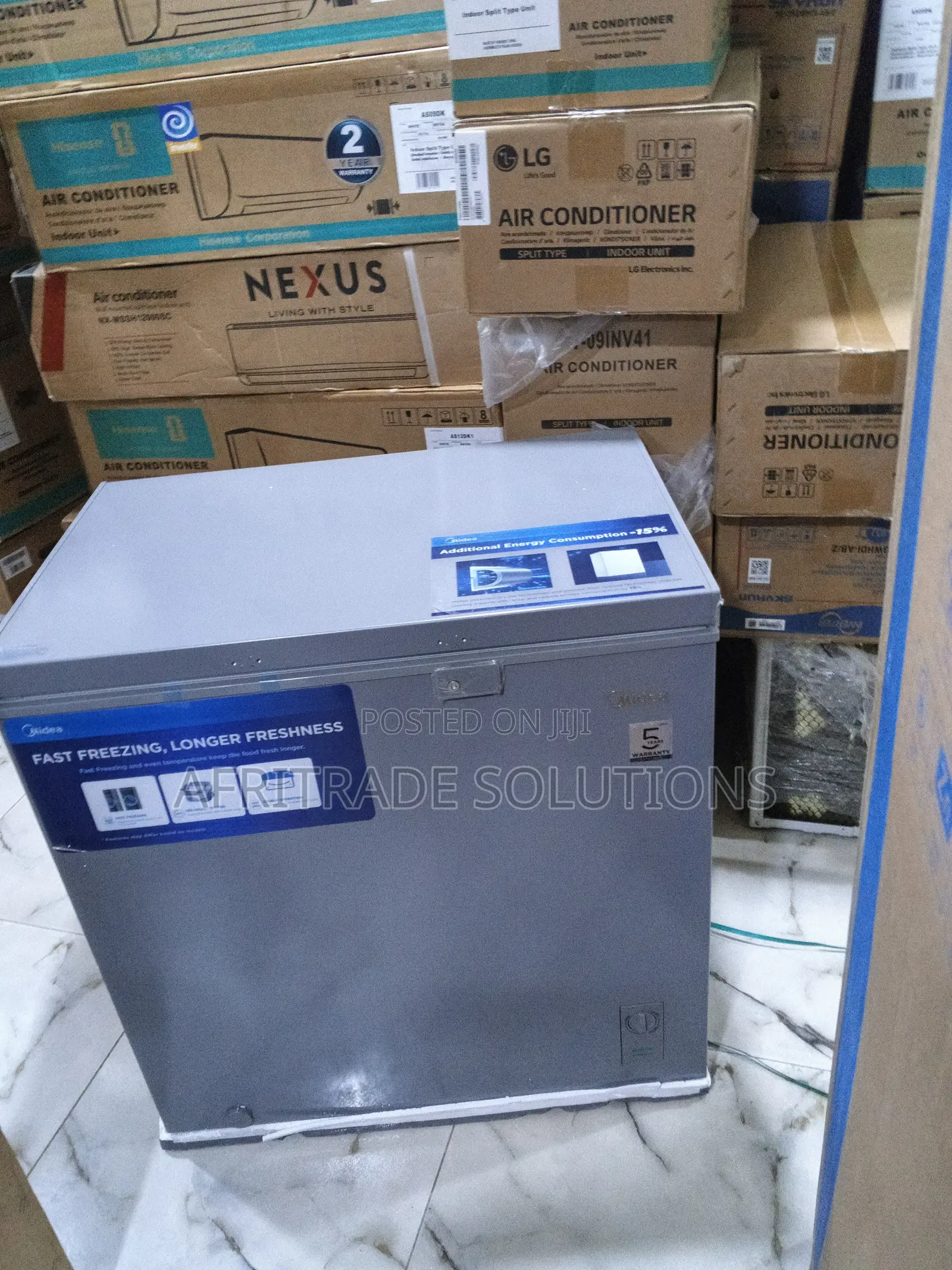 Midea 198l Freezer – Ideal for Homes Mini Marts
