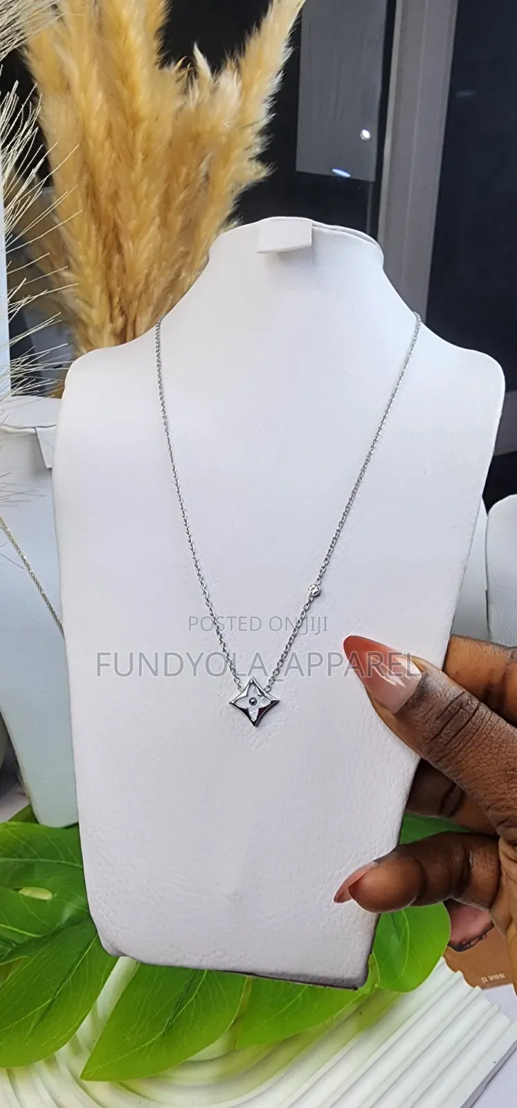 Silver Petal Blossom Necklace