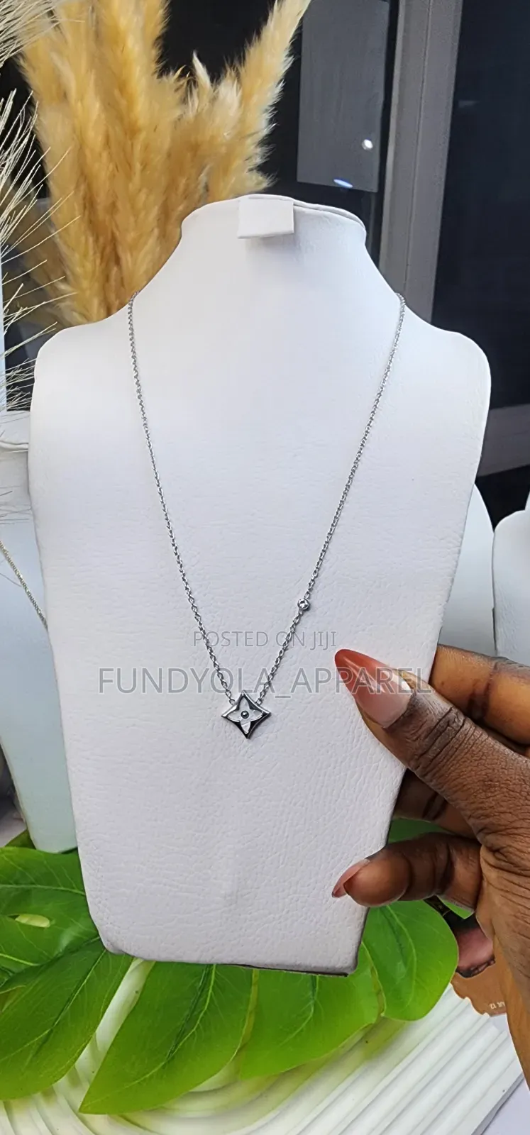 Silver Petal Blossom Necklace