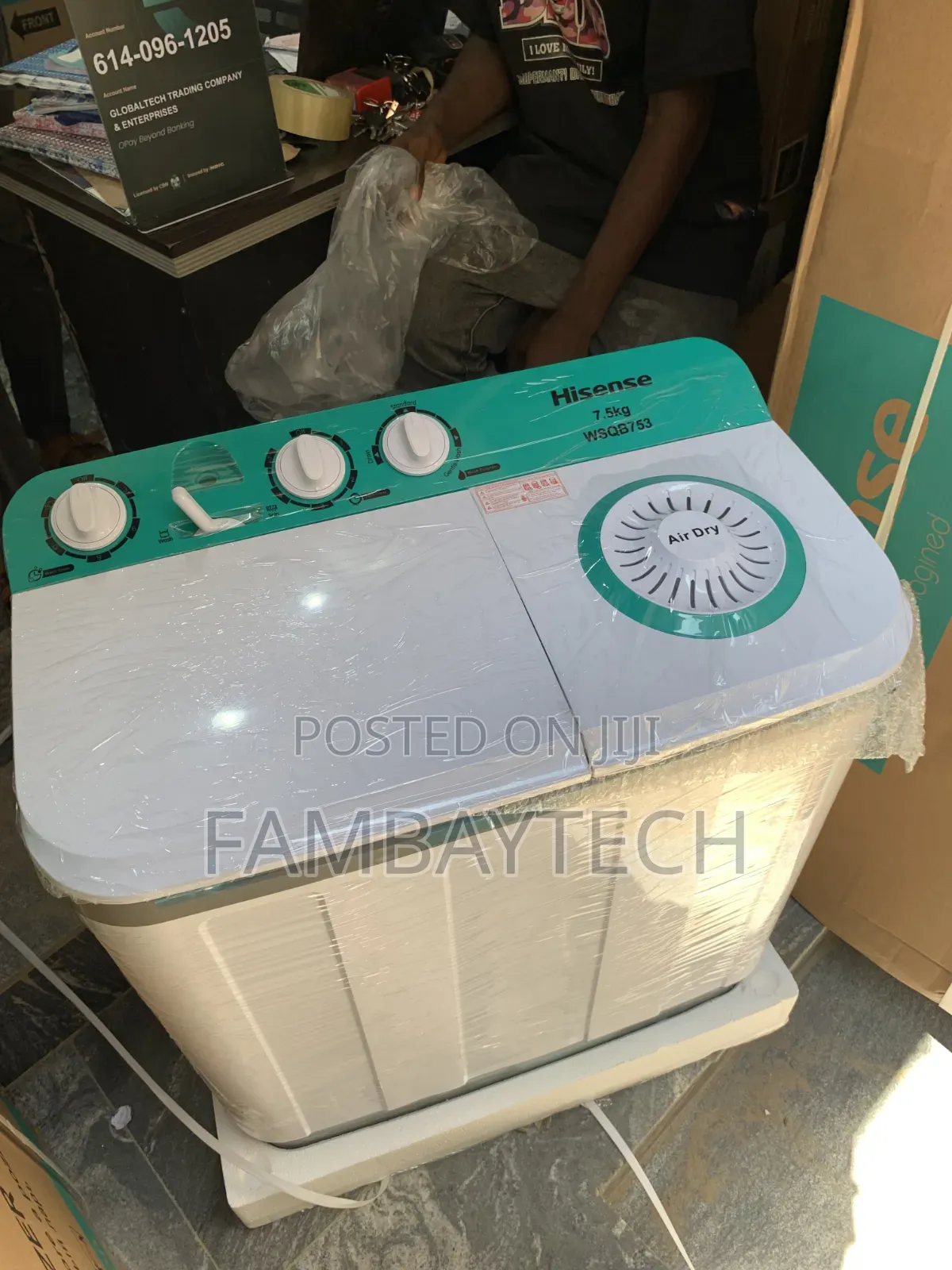 Hisense 7.5kg Automatic Washing Machine – Smart Laundry Solution