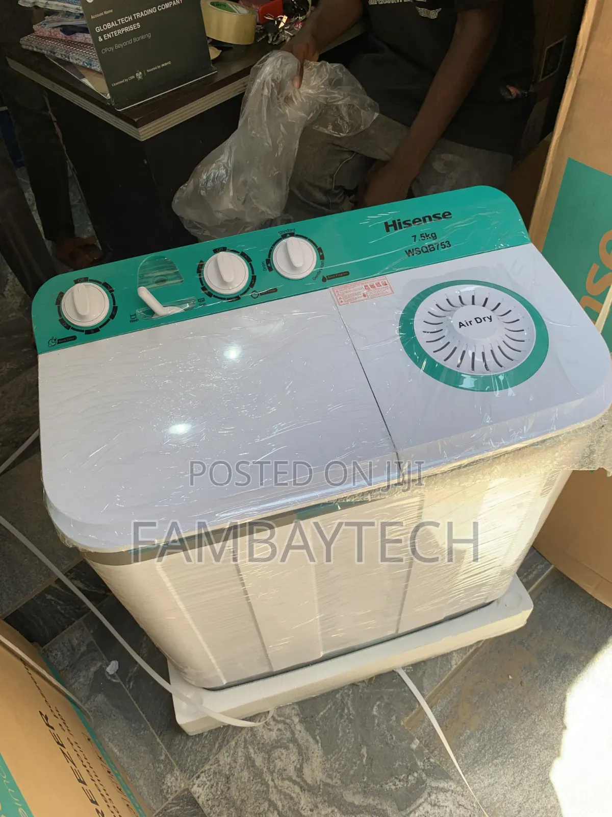 Hisense 7.5kg Top Load Washer – Energy Efficient Durable