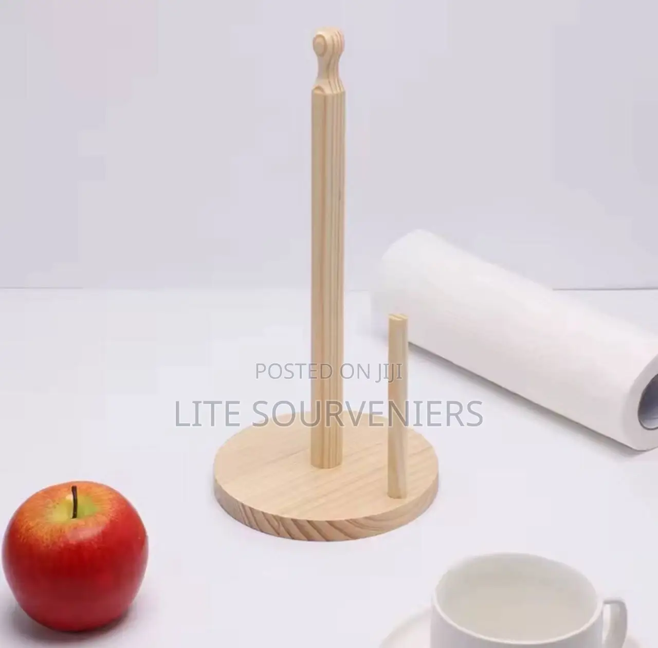 Wooden Paper Towel Holder