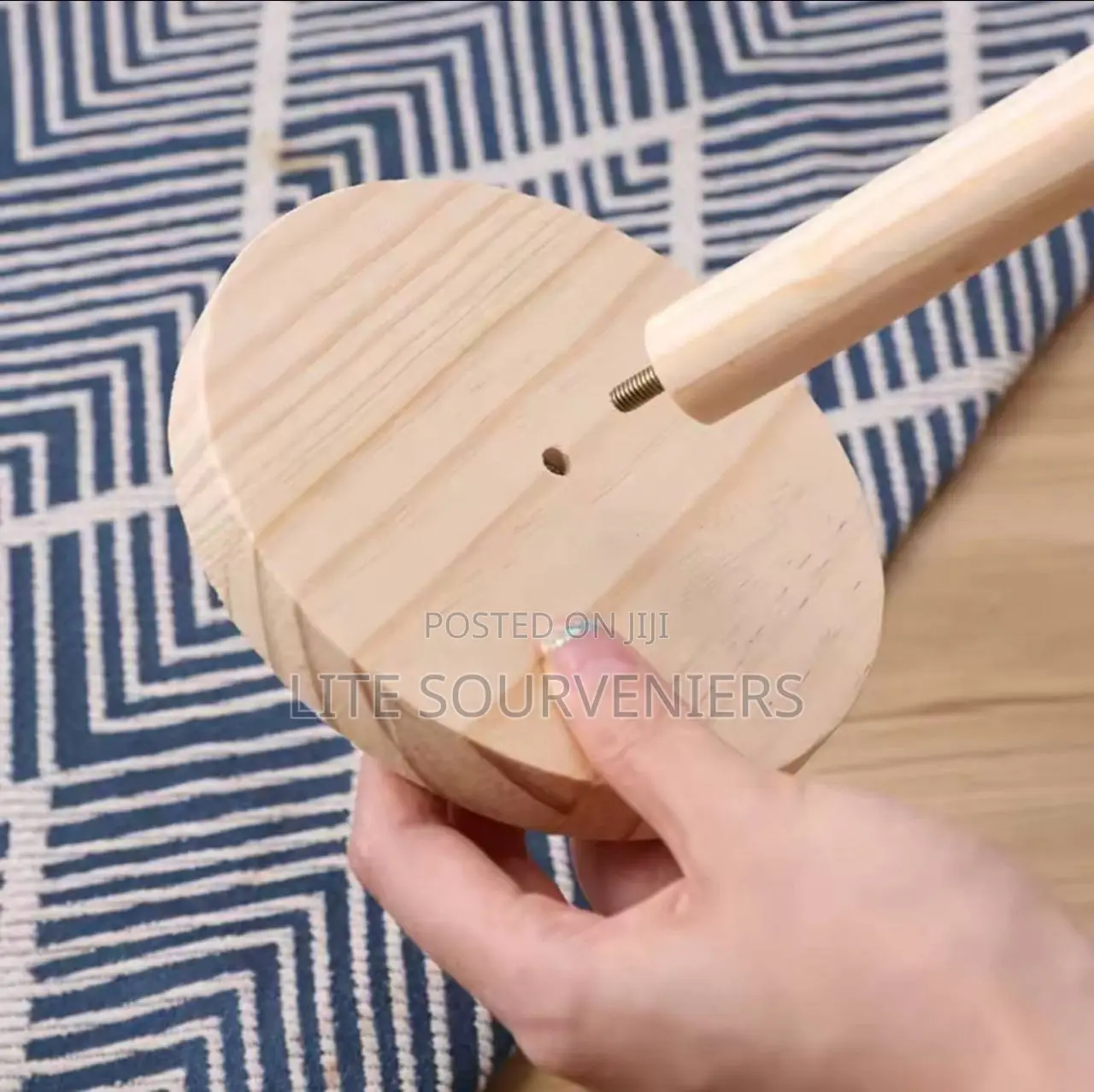 Wooden Paper Towel Holder