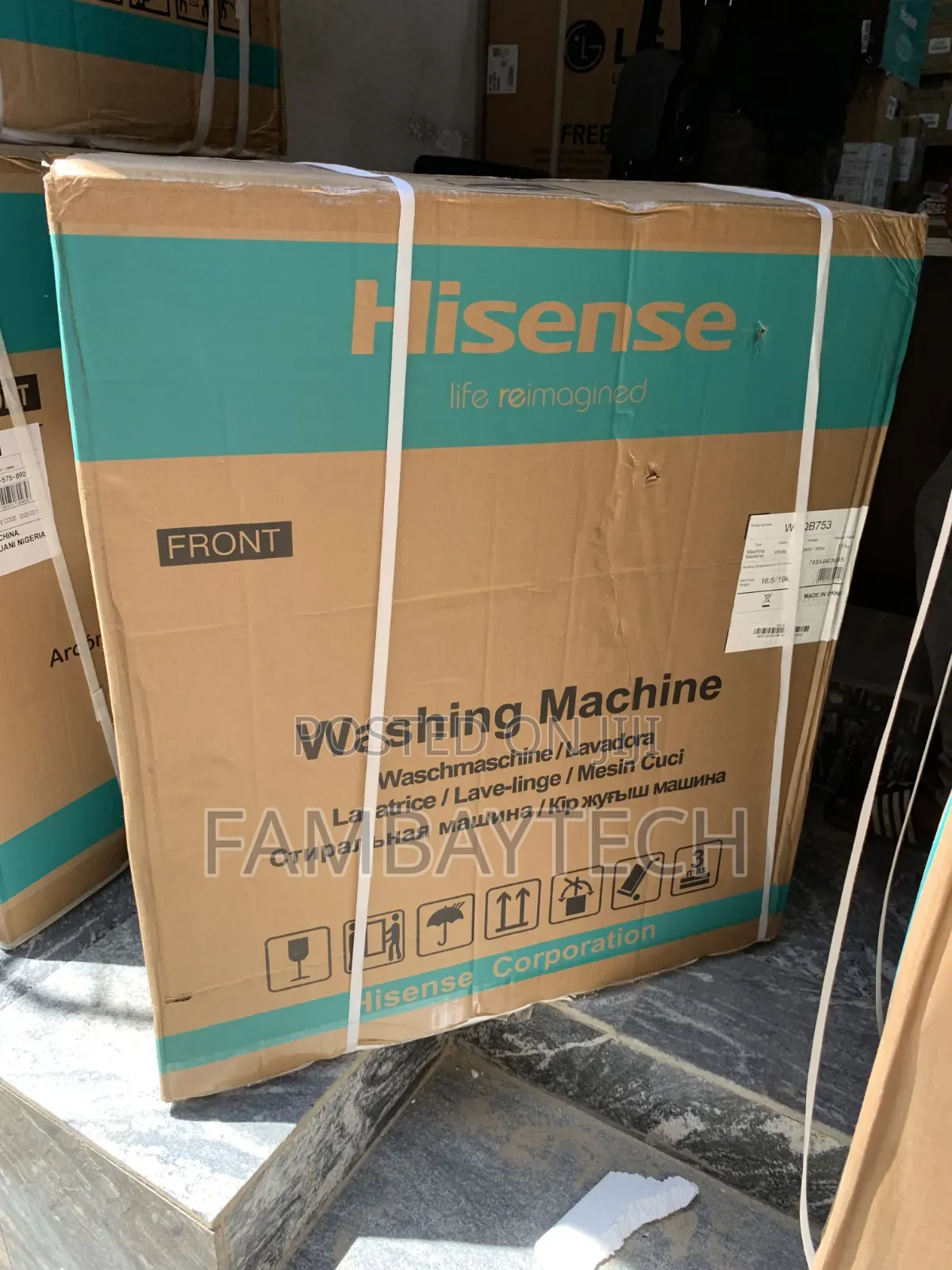 Hisense 7.5kg Automatic Washer – Reliable Laundry Made Simple