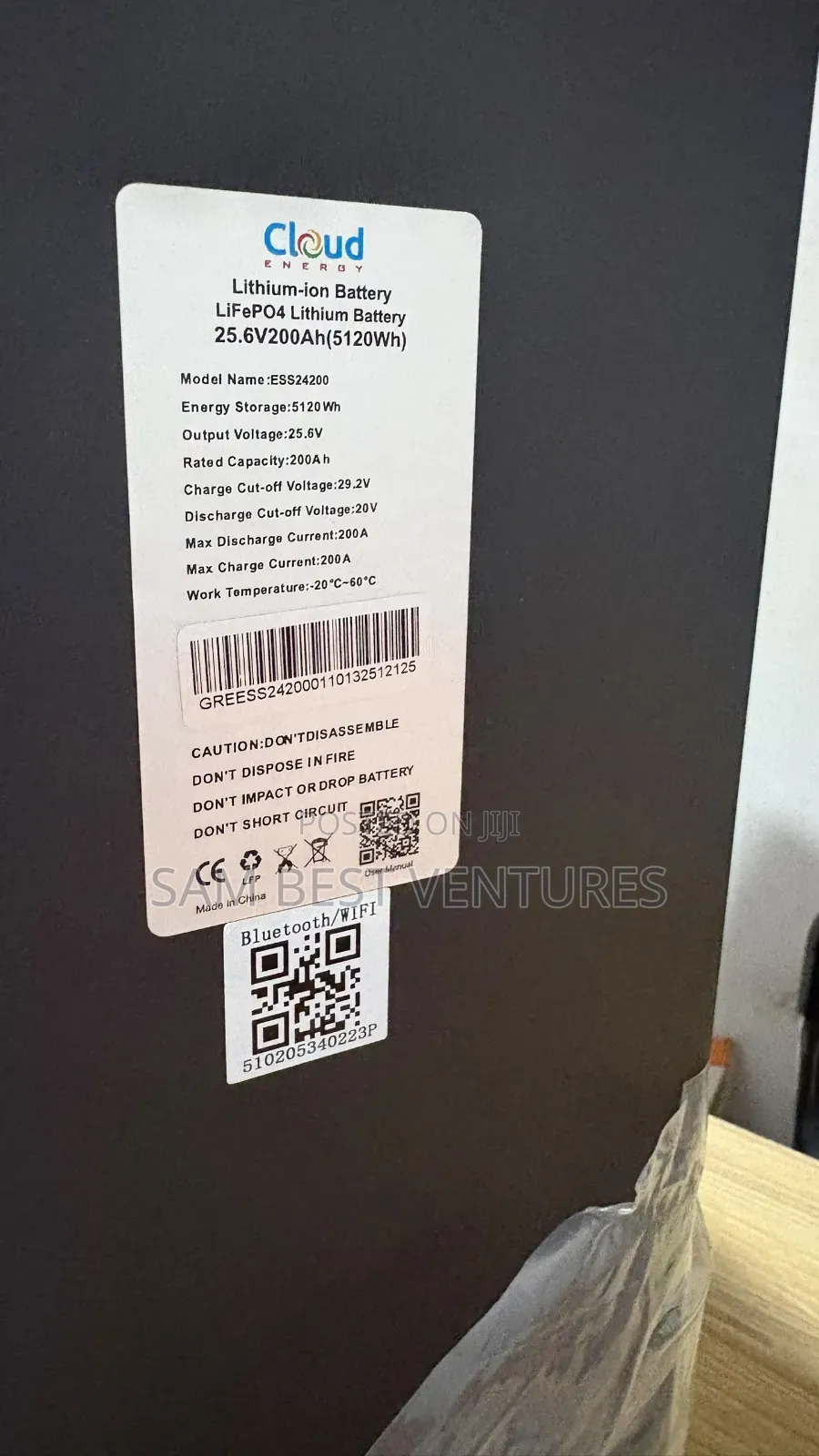 5kwh 24v Cloud Energy Lithium Battery