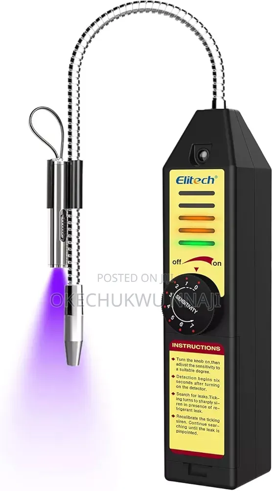 Leak Detector Halogen Refrigerant Gas + Hvac Tester Ac Sniffer