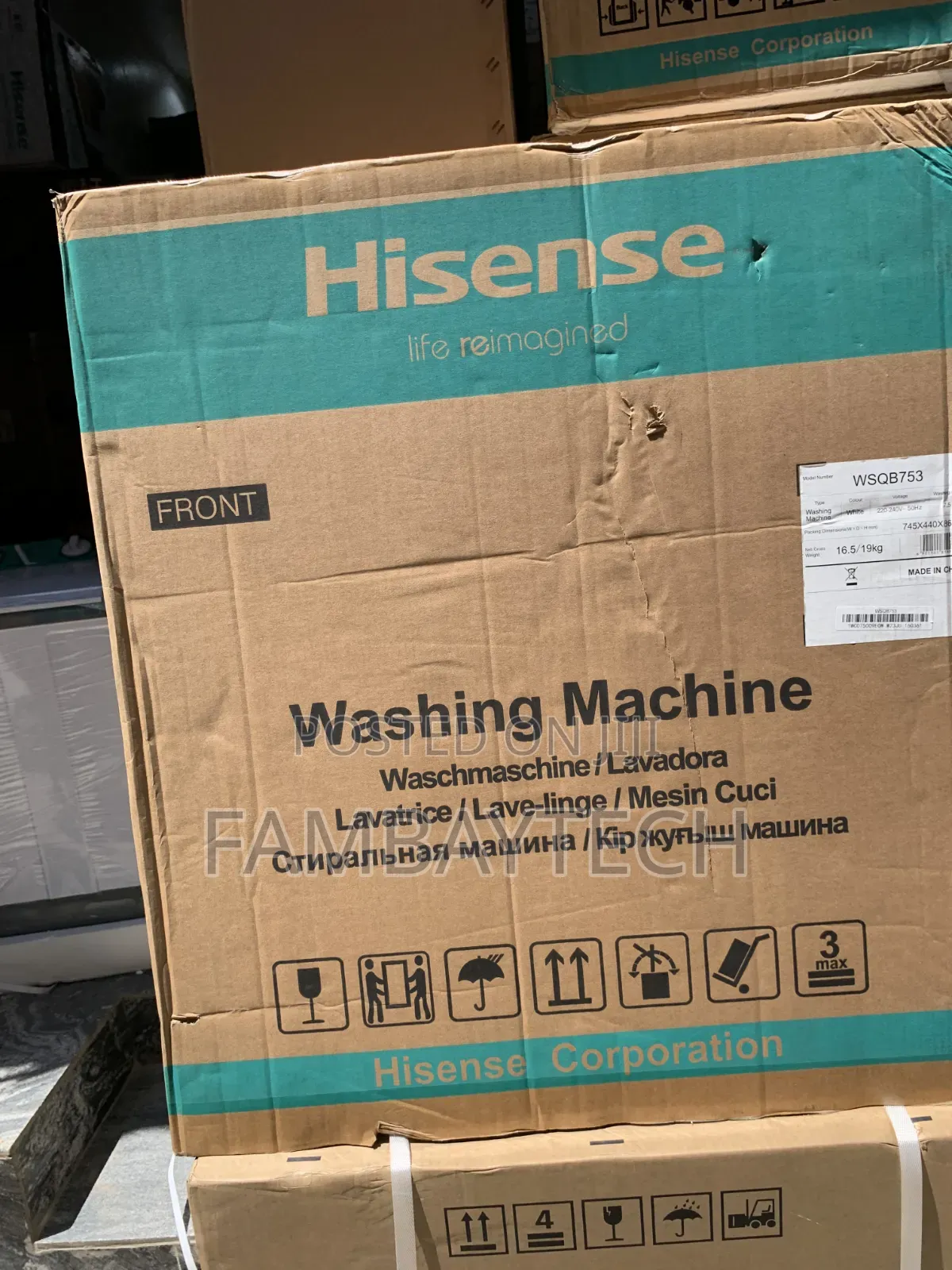 Hisense 7.5kg Washing Machine – Superior Cleaning, Everyday Comfort