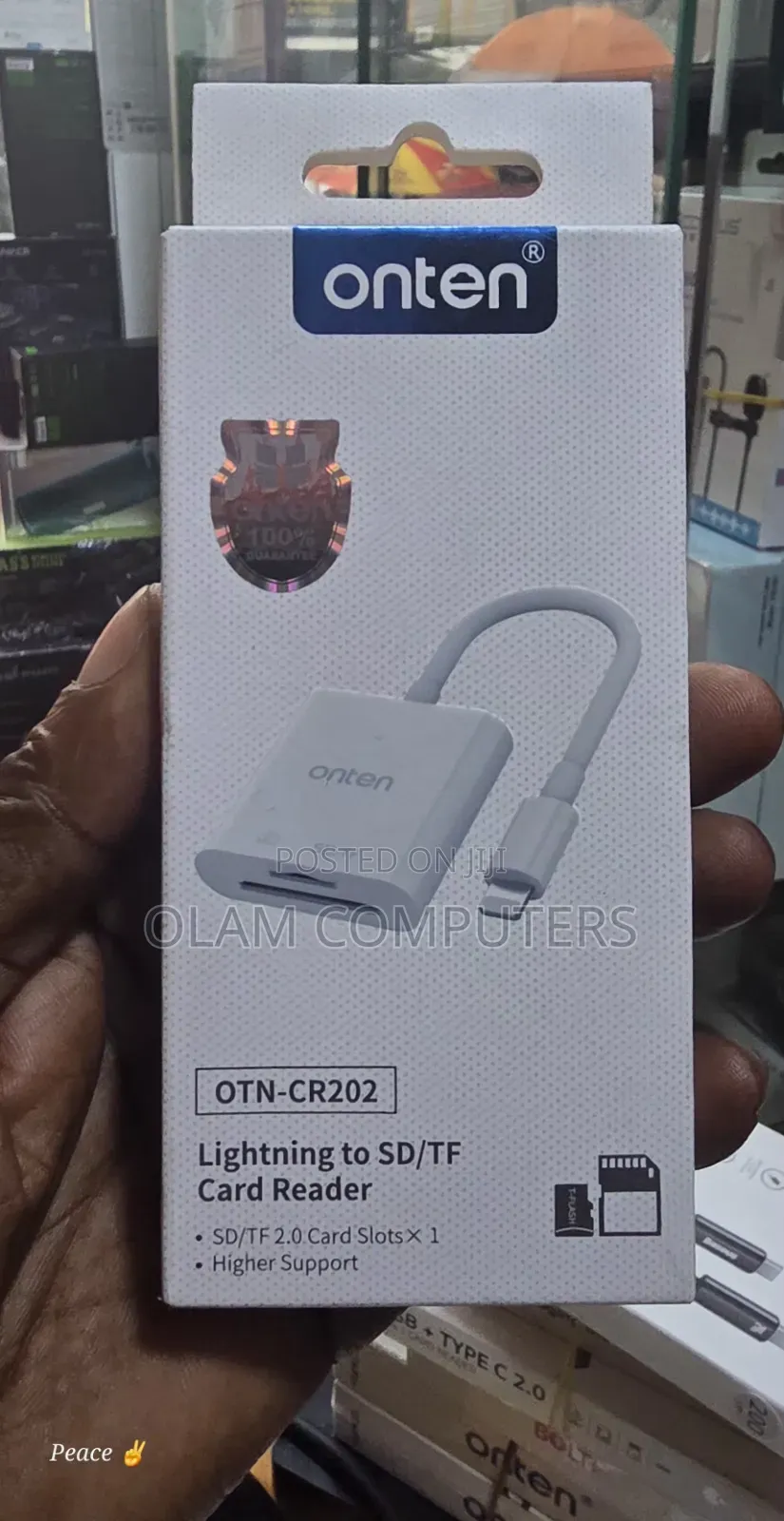 Onten Lightning to Sd/Tf Card