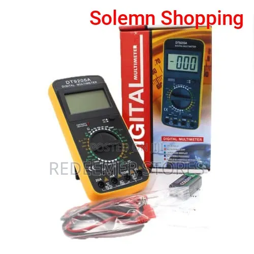 Digital Multimeter Electric Handheld Tester Meter Dt9025a Ac And Dc