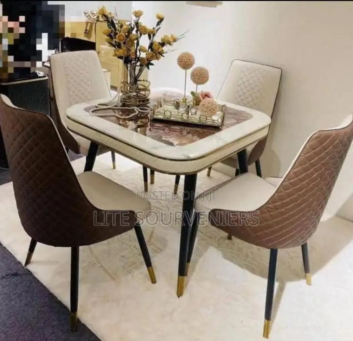 Marble Stone Top Dining Table