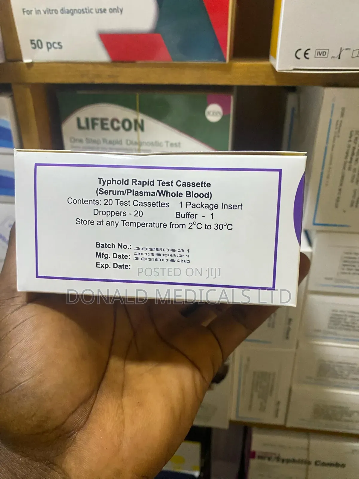 Typhoid Cassette - 20 in a Pack
