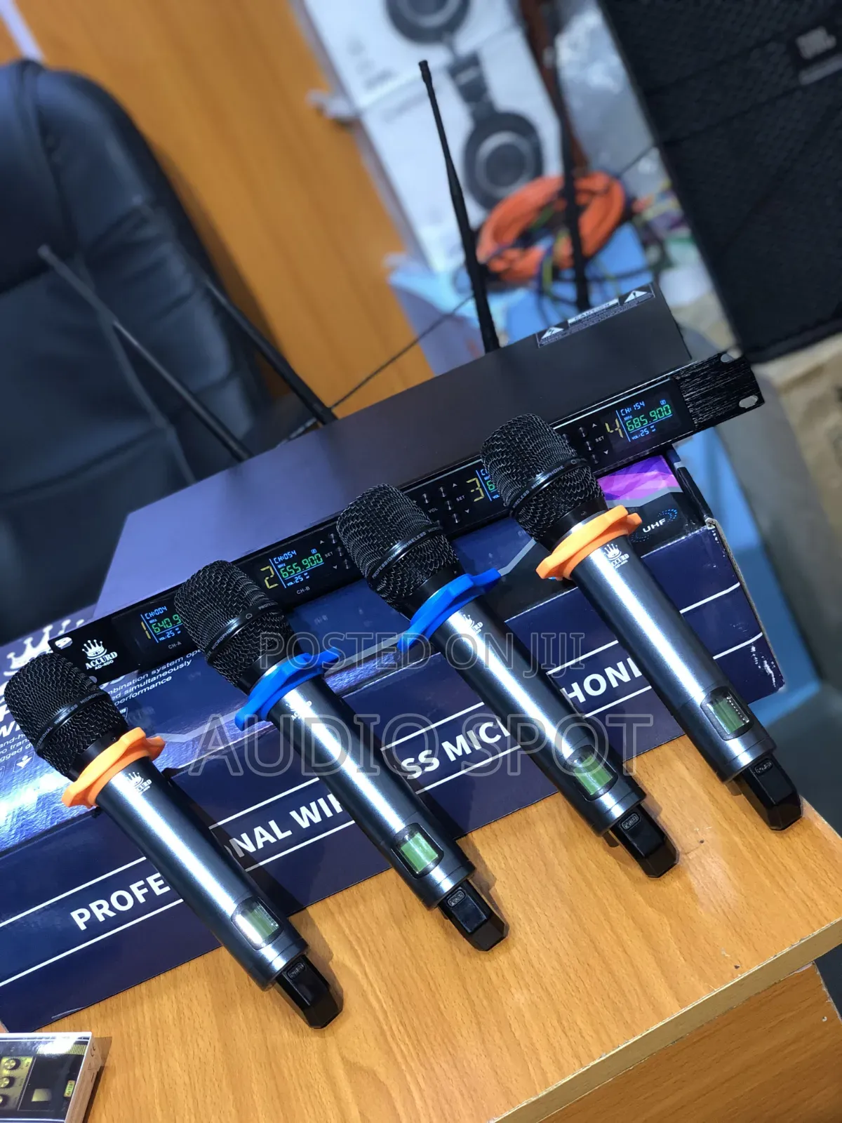 Original Accurd Ad-400 Professional 4 in 1 Digital Wireless Microphone