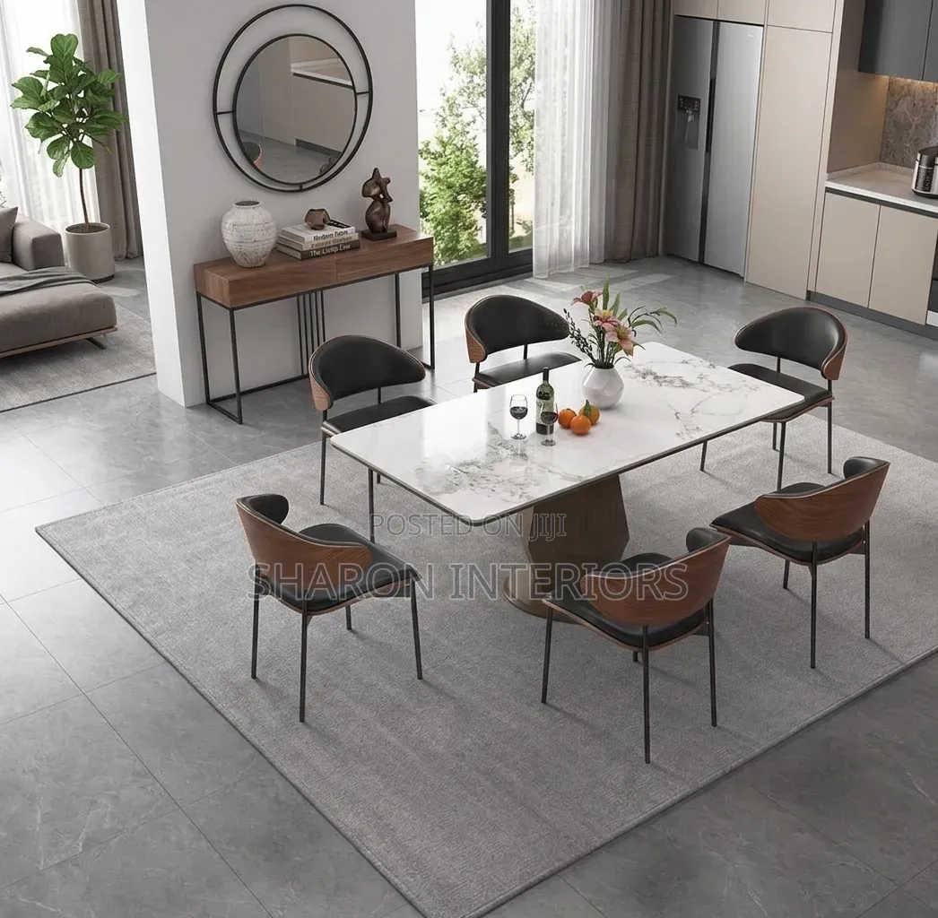 Dinning by 6 Marble Top.
