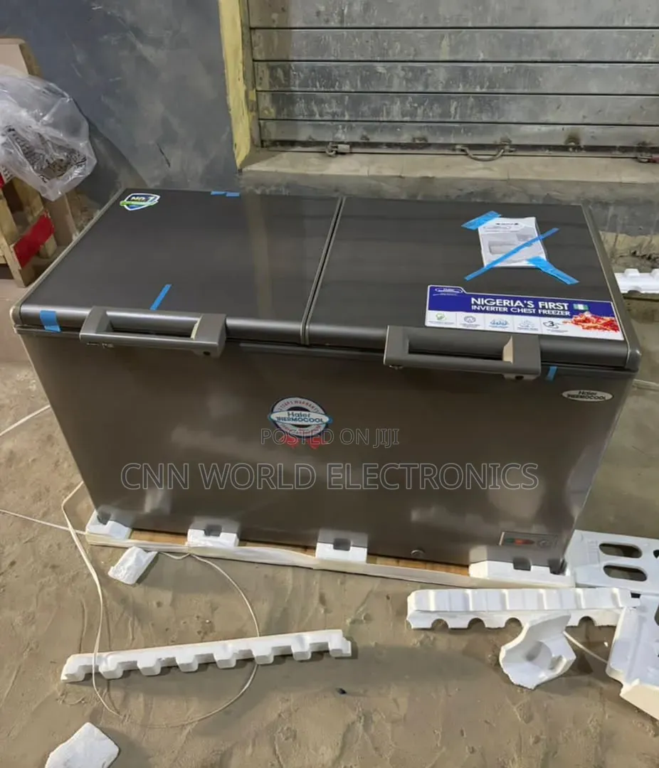 Original Haier Thermocool 519l Inverter Double Door Freezer Copper