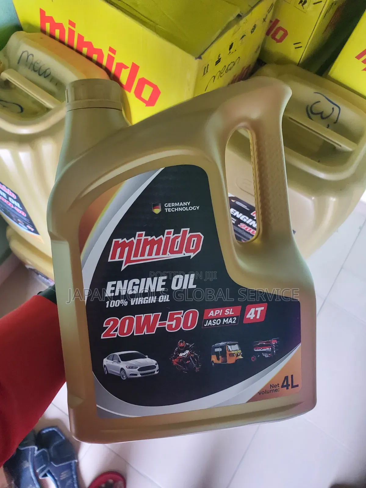 Mimido Engine Oil 20w-50 (4litre)
