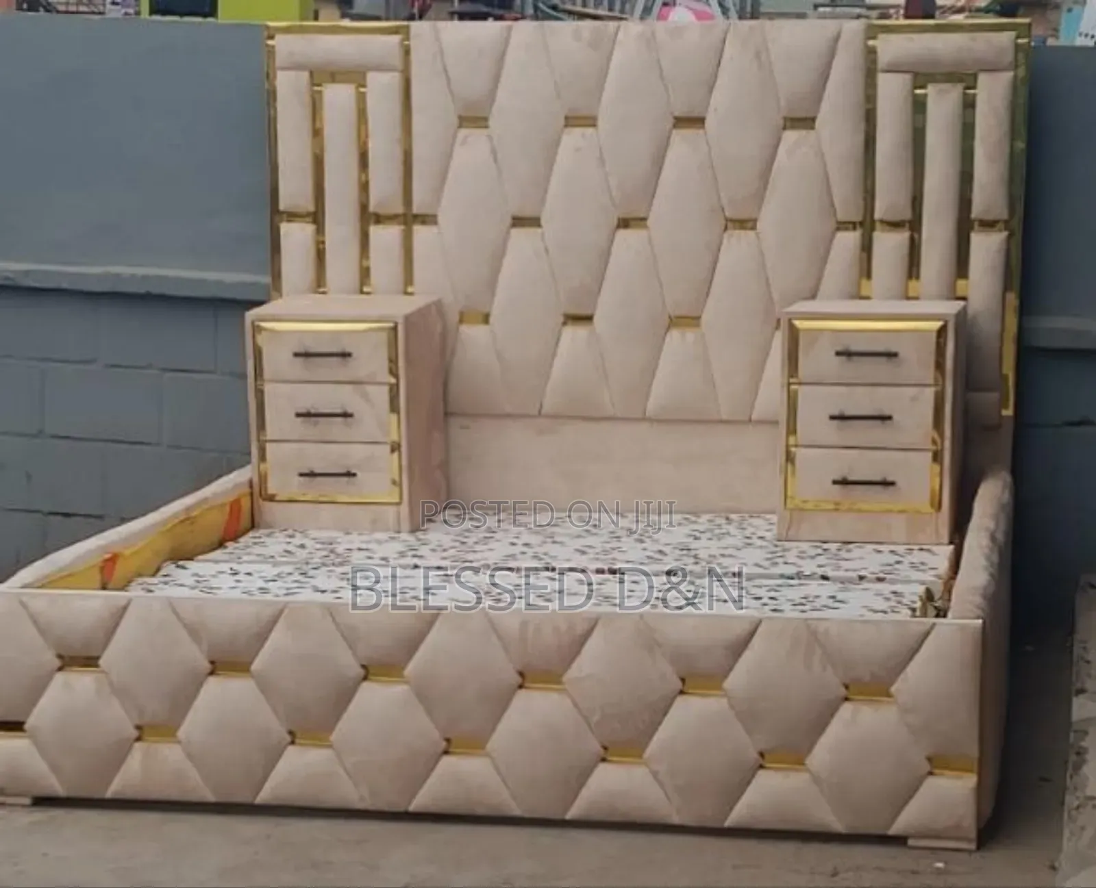 Family Size 6by6 Upholstery Paded Bed Frame