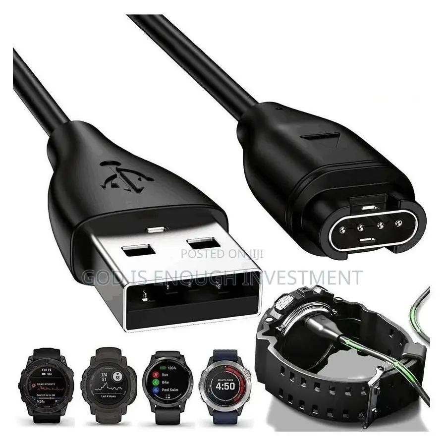 Smart Watch Charger for Garmin Fenix 5/5s/5x/ Plus/6/6s/6х/Pro (Usb)