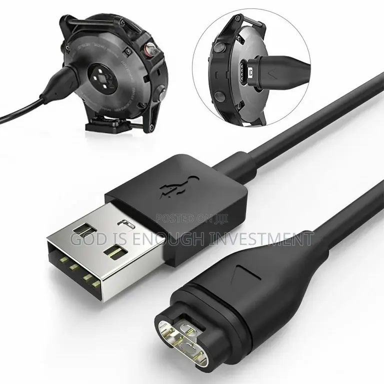 Smart Watch Charger for Garmin Fenix 5/5s/5x/ Plus/6/6s/6х/Pro (Usb)