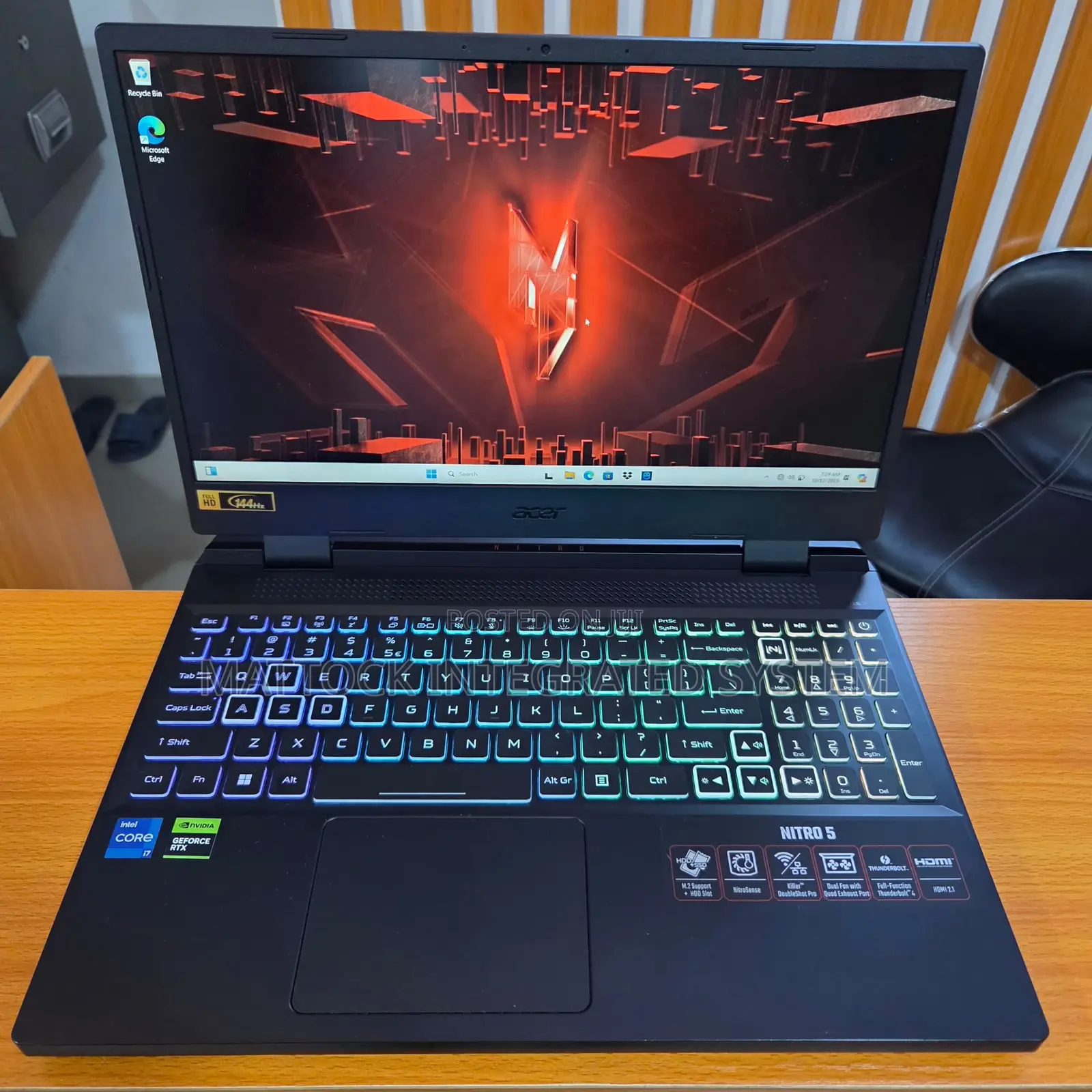 Laptop Acer Nitro 5 16GB Intel Core i7 SSD 1T
