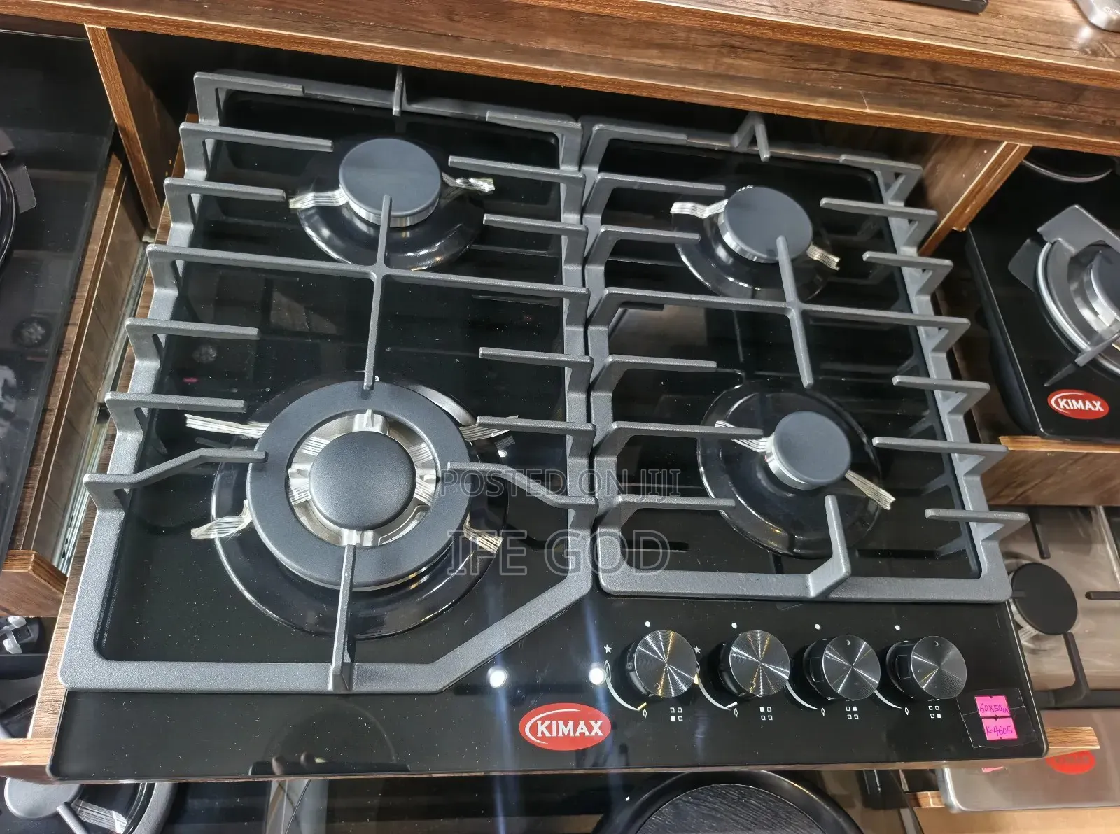 Original Kimax Built-in Turkish Design 4 Burners Auto Ignition Gas