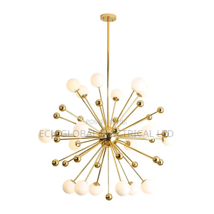 Modern Sputnik Chandelier Gold Led Ceiling Light (Luxury Multi-Light)