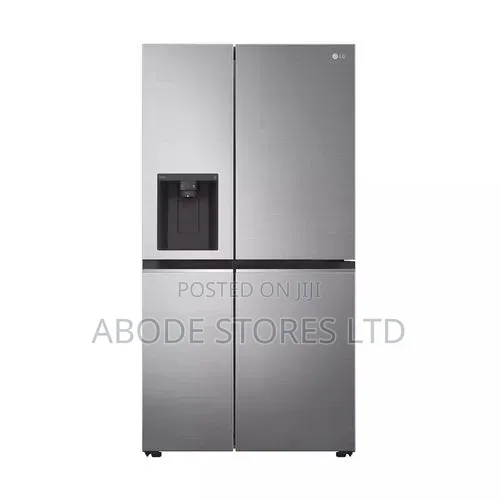 Lg 674l Side-by-Side Refrigerator With Water and Ice Dispenser
