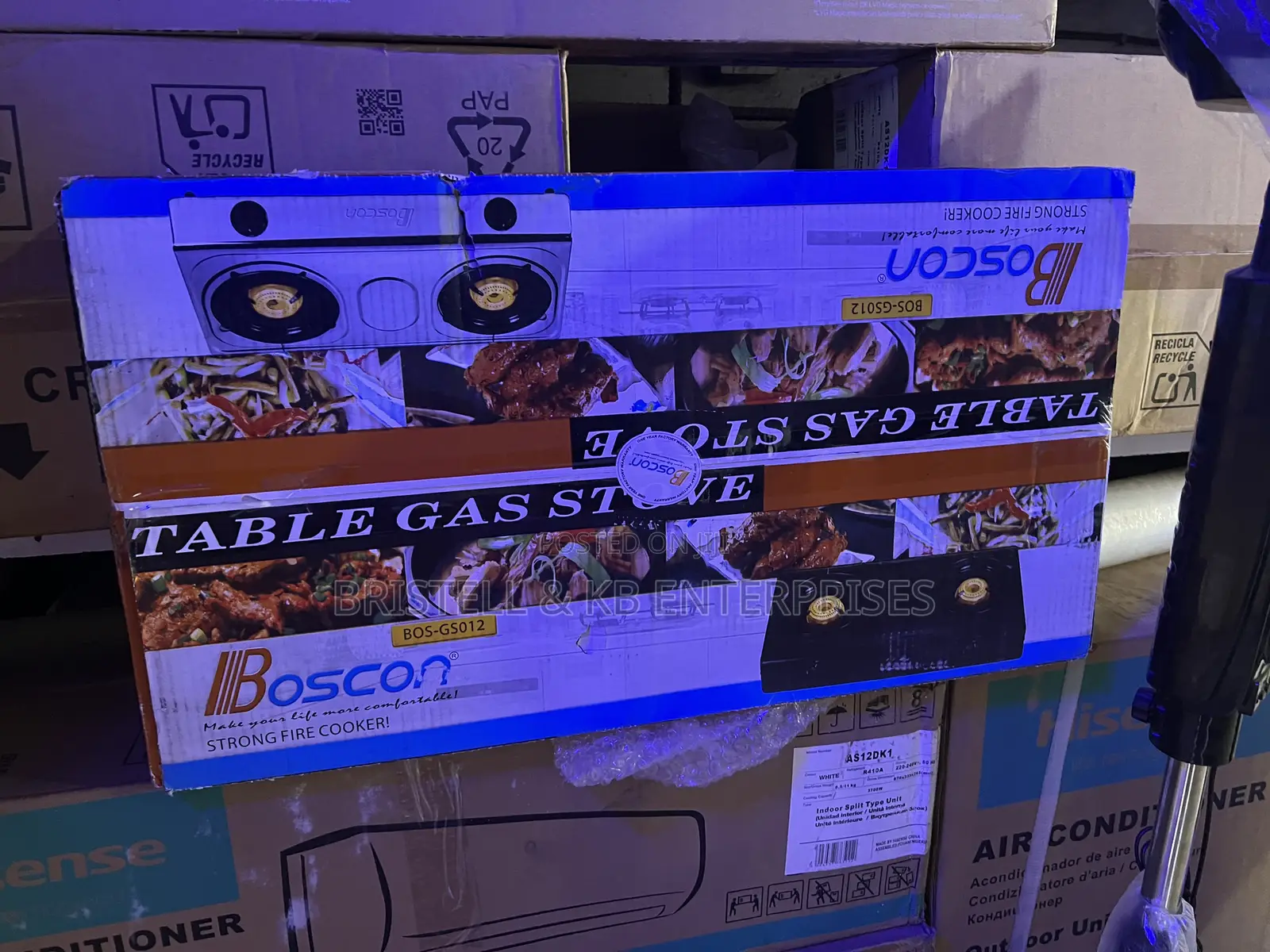 Original Boscon Table Gas Cooker Stove Bos-Gs012