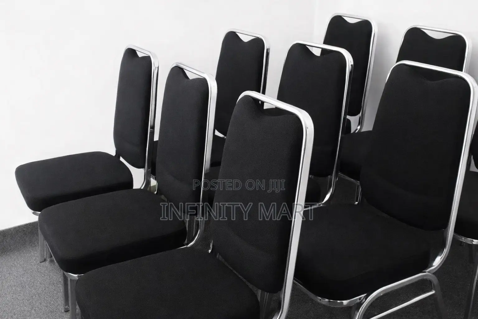 Modern Black Chairs.