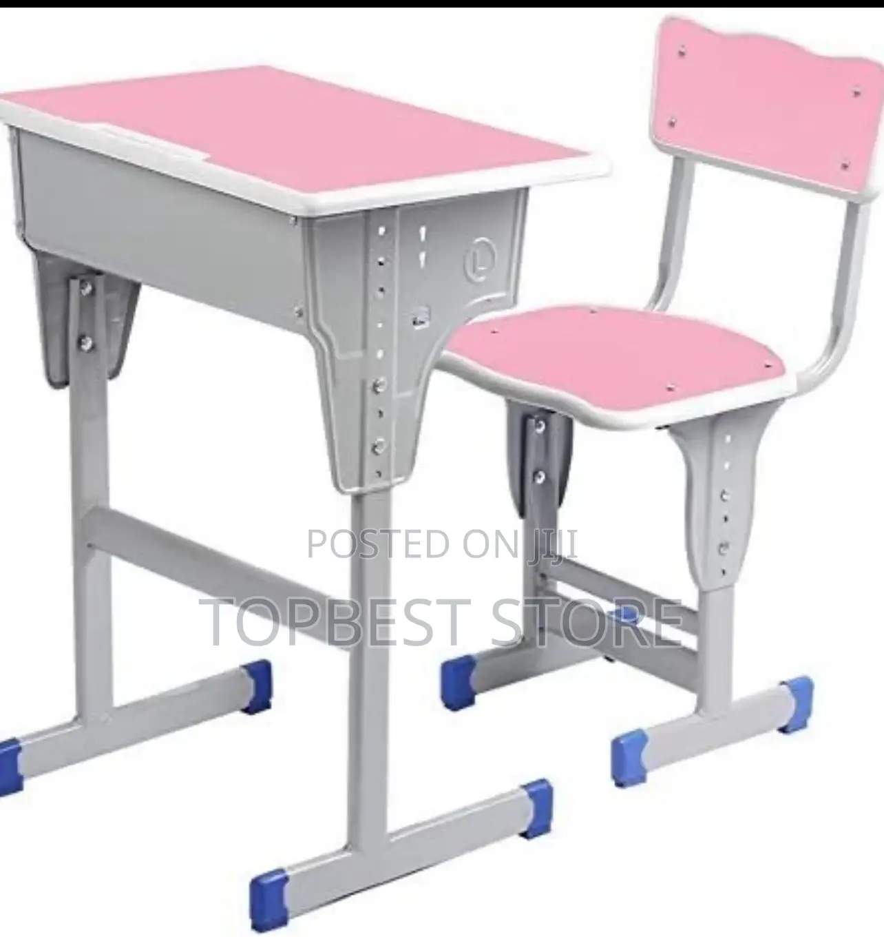 Desk and Chair Set, Height Adjustable Kids Table and Chair Set,