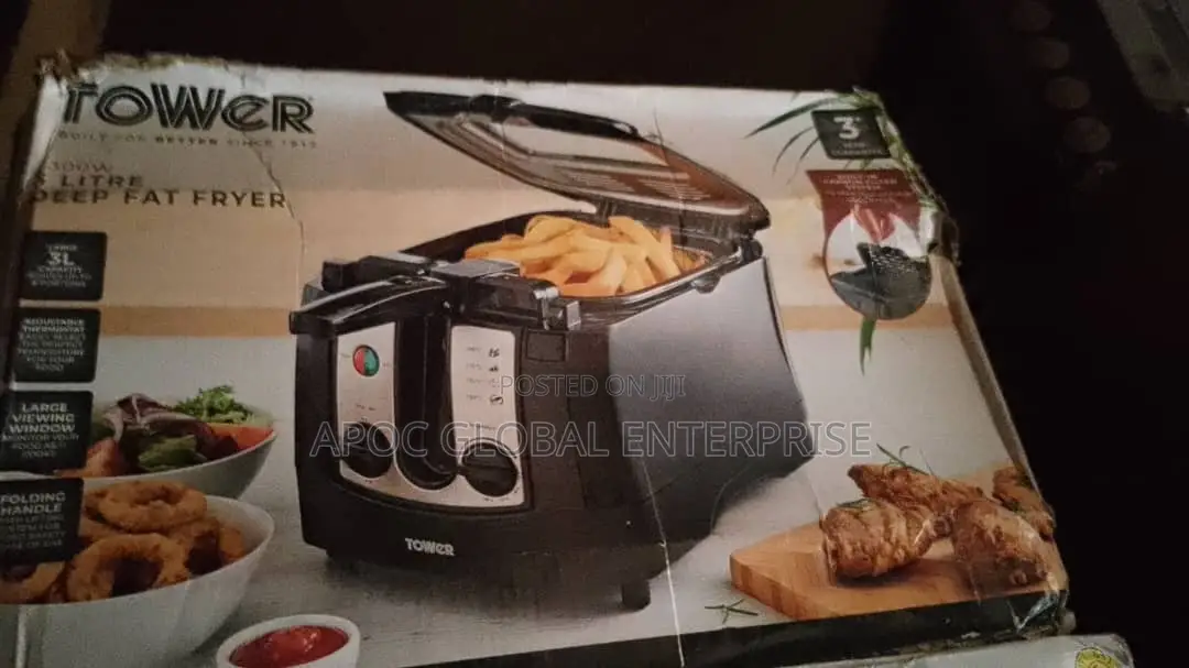 Tower Deep Fat Fryer With Adjustable Thermostat,3l