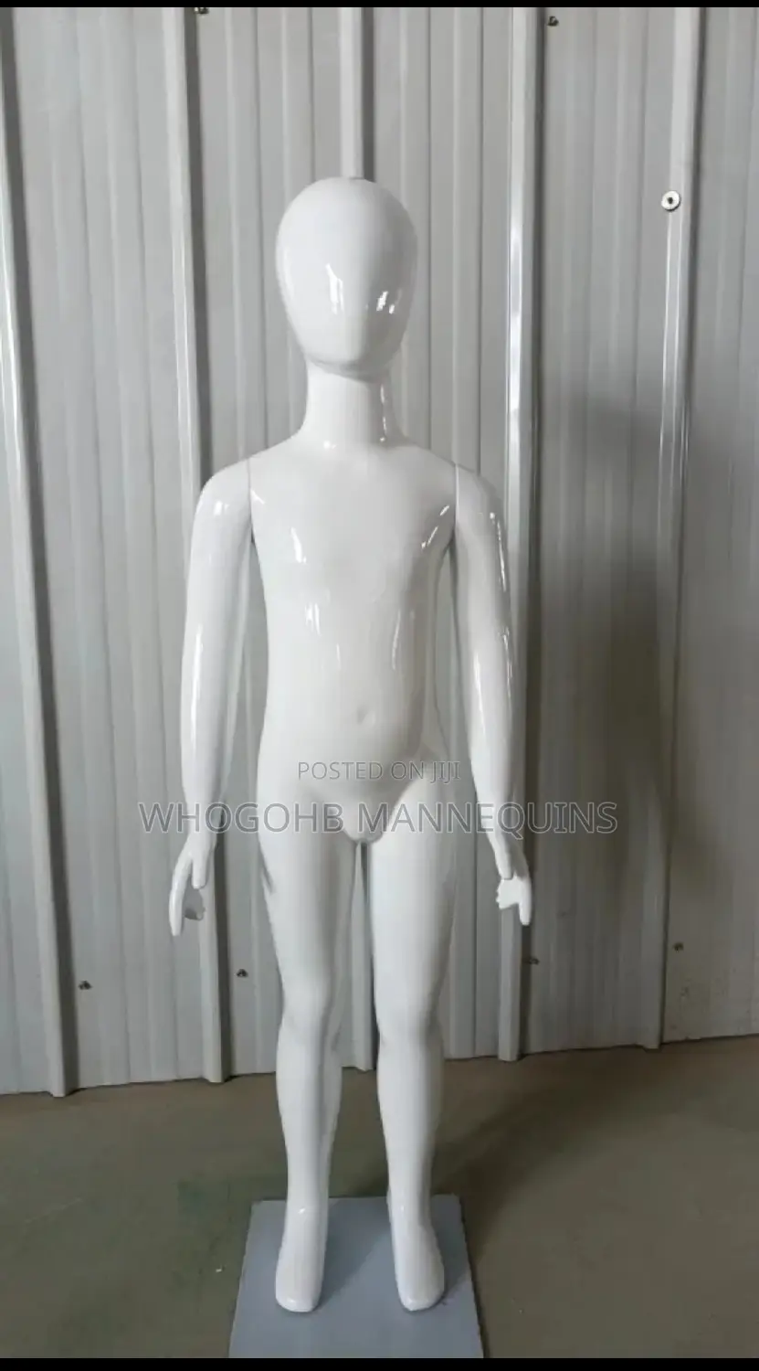 Glossy White Kids Mannequin Age 4/6