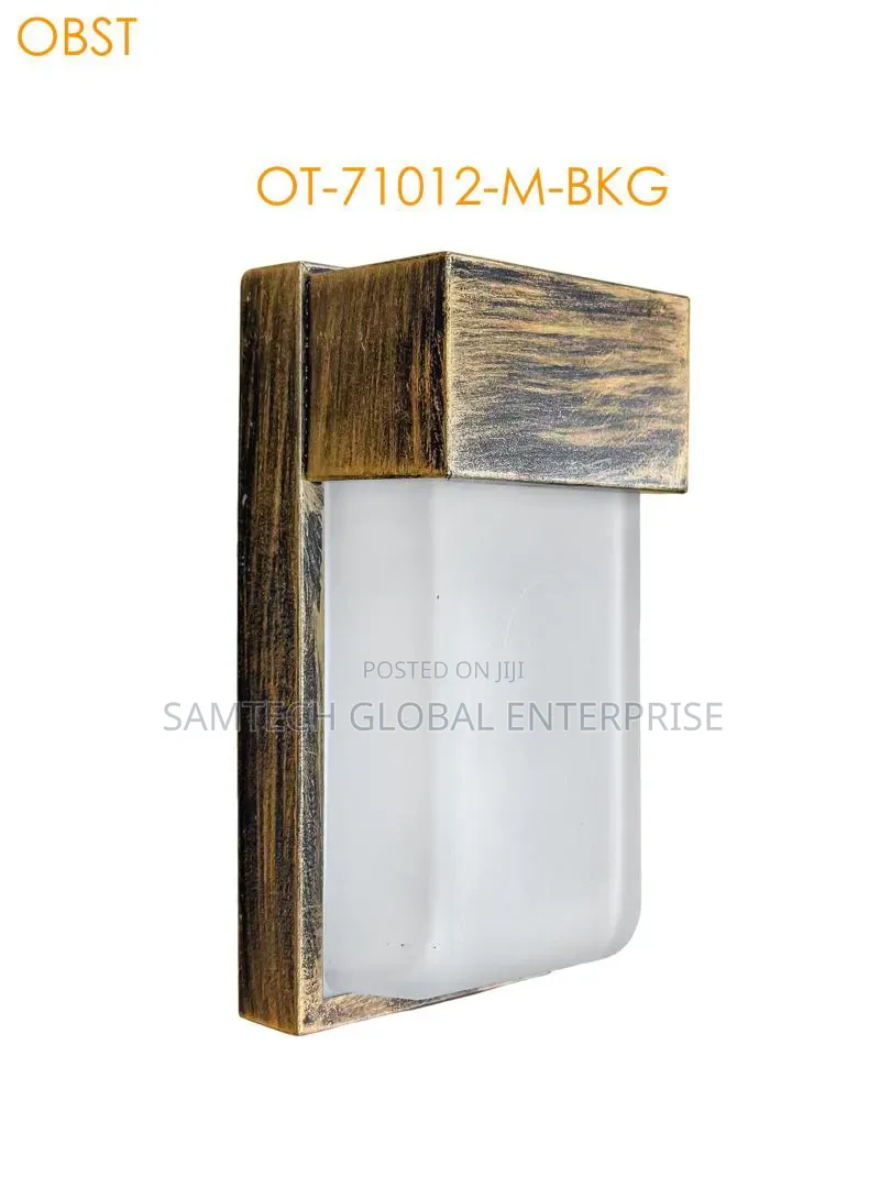 Modern Outdoor Led Wall Sconce – Black Waterproof Exterior Light