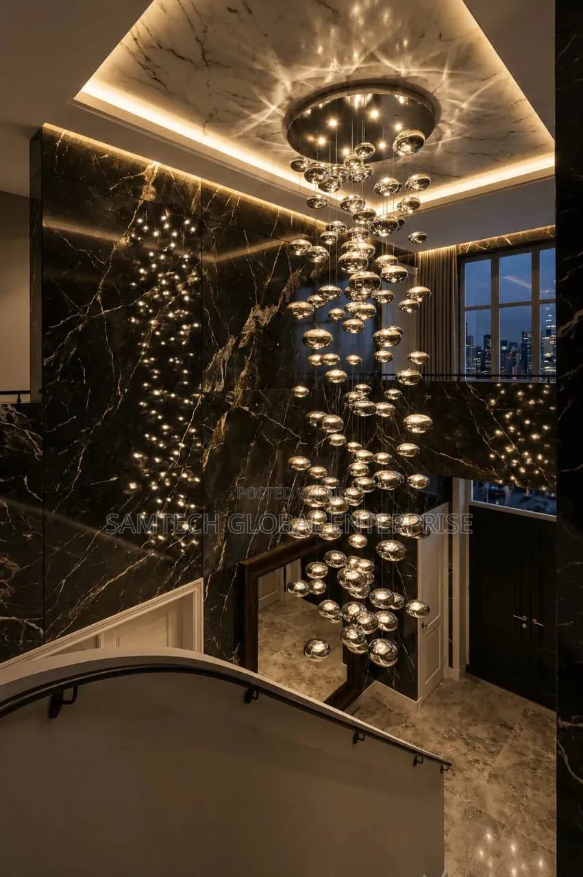 Luxury Spiral Bubble Chandelier – A Grand Statement of Elegance