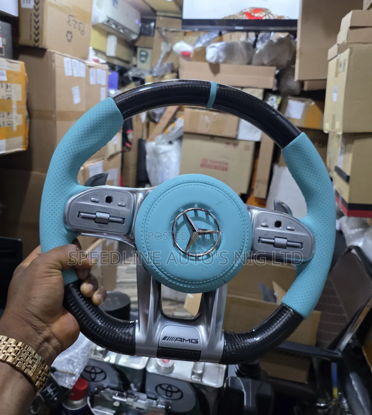 Complete Steering Wheel Mercedes Benz Upgraded 2026