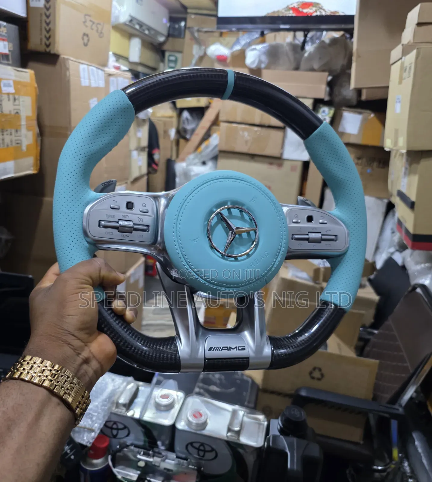 Complete Steering Wheel Mercedes Benz Upgraded 2026