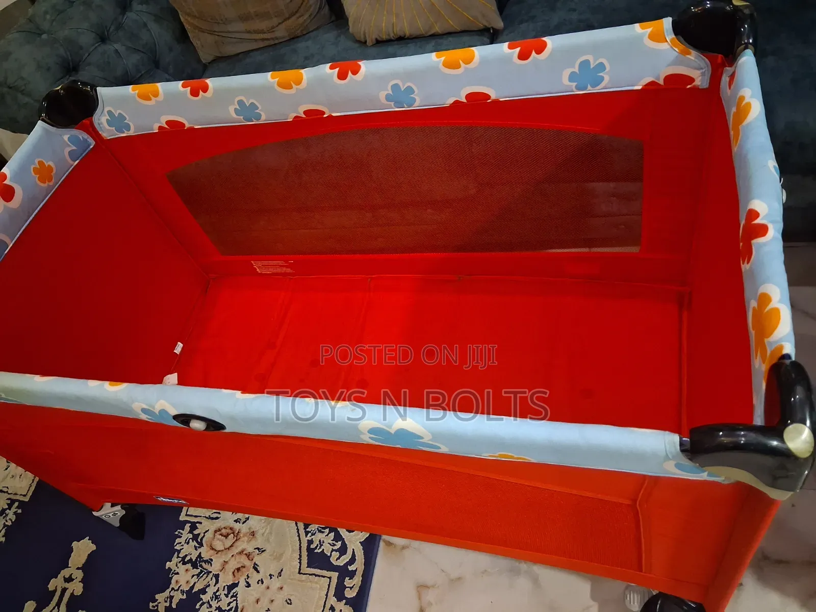 Bright Red Chicco Baby Cot 0 to 36 Months