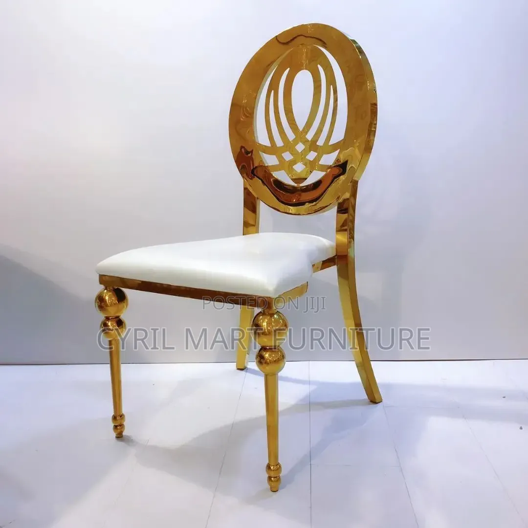 Stainless Gold Metal Vip Chair