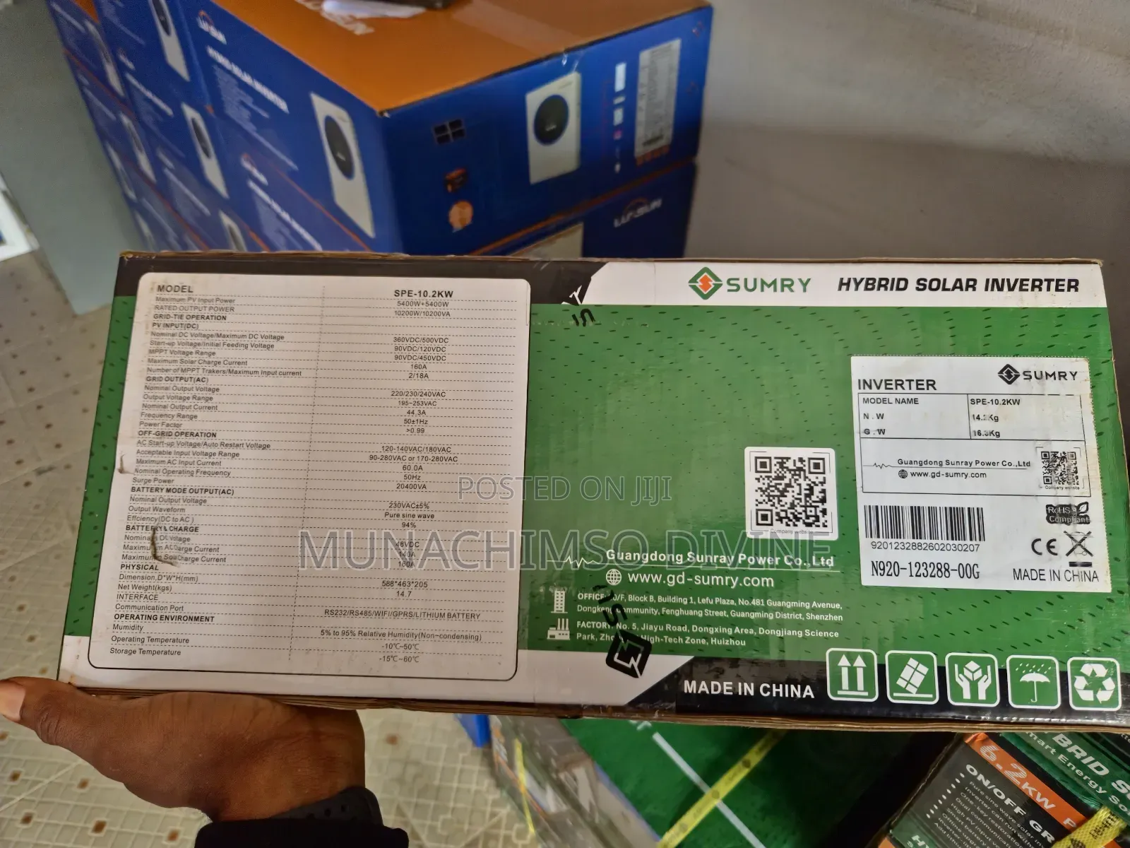 10.2kva 48v Sumry Hybrid Inverter