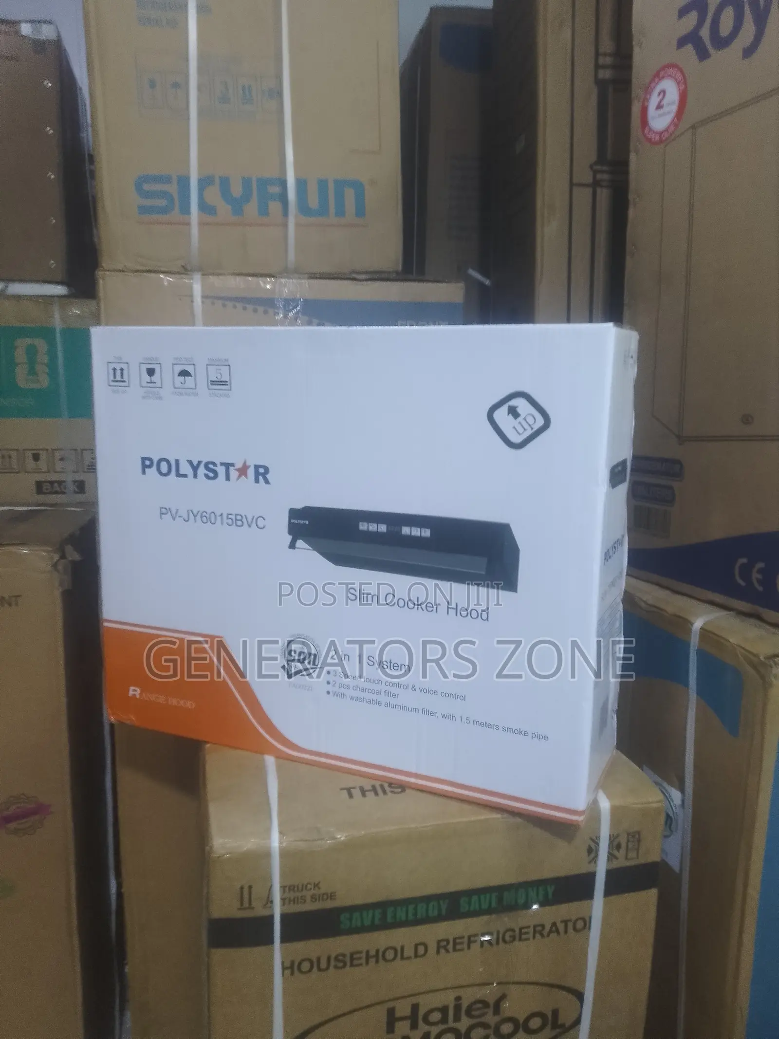 Polystar Pv-Jy6015bvc 60cm Kitchen Range Hood With Hand Wave Sensor