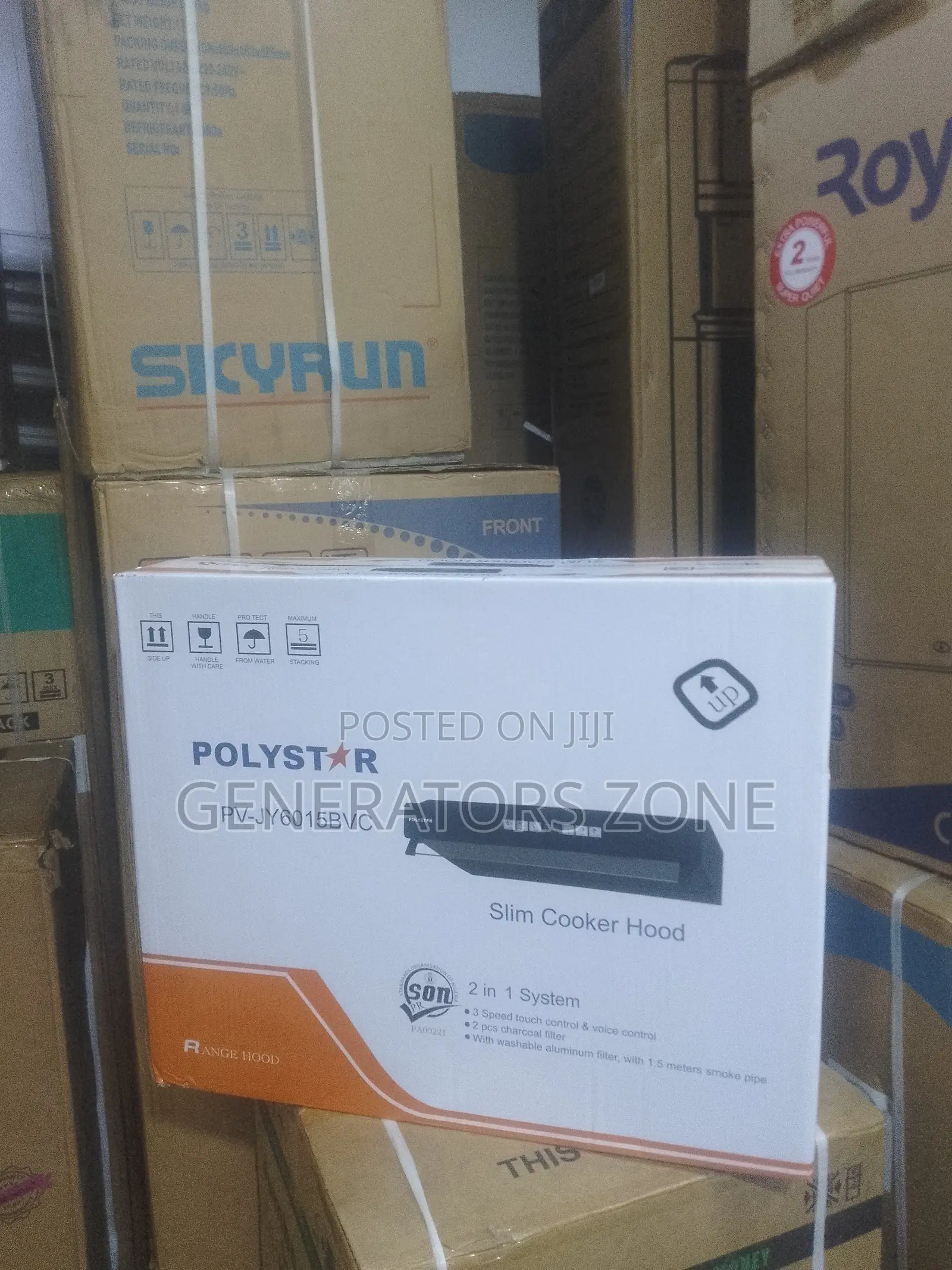Polystar 60cm Ventilation Hood for Modern Kitchens