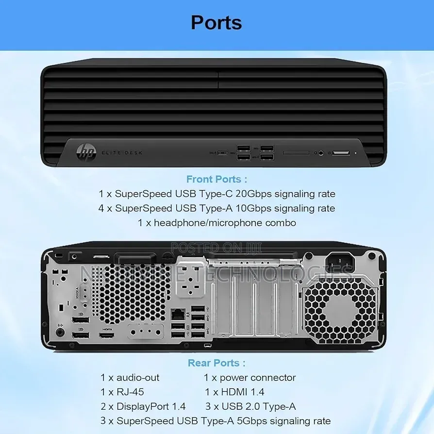 New Desktop Computer HP Elite Mini 600 G9 16GB Intel SSD 512GB