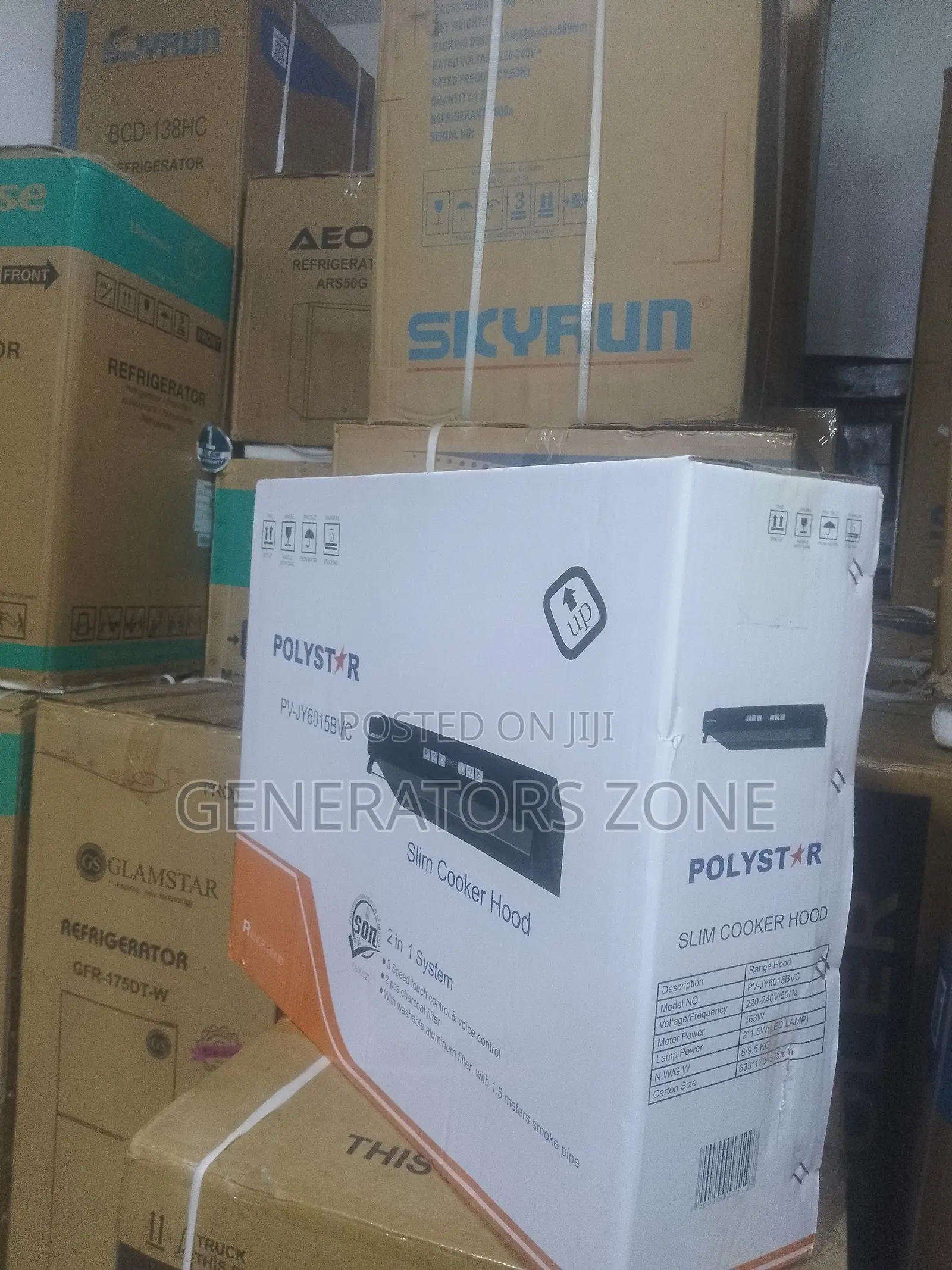 Polystar Pv-Jy6015bvc 60cm Heat Extractor Hood