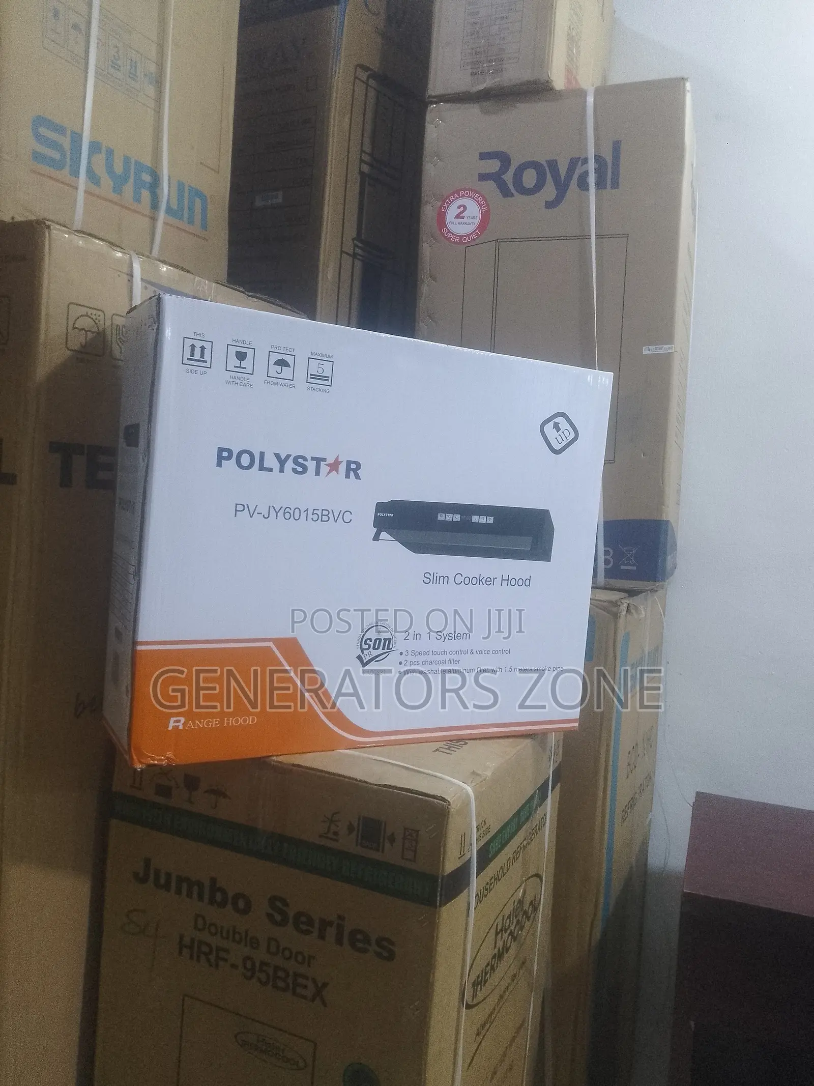 Polystar 60cm Digital Cooker Hood With Gesture Sensor