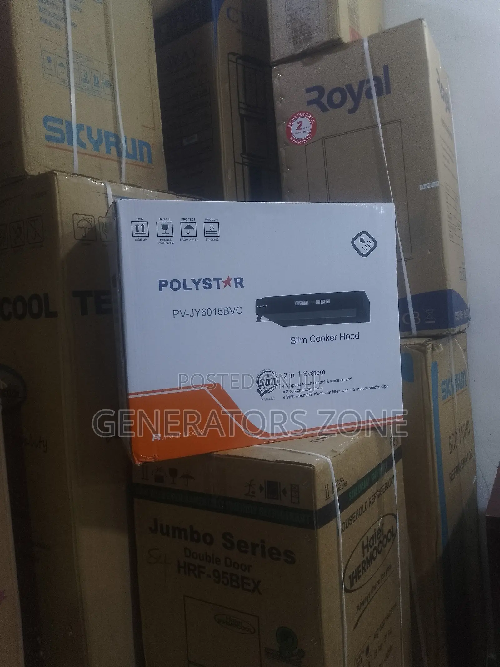 Polystar 60cm Efficient Kitchen Exhaust Hood